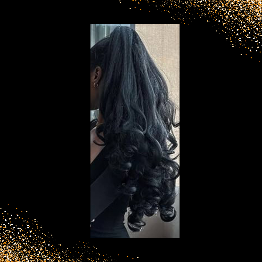Afro Kinky Curly Ponytails