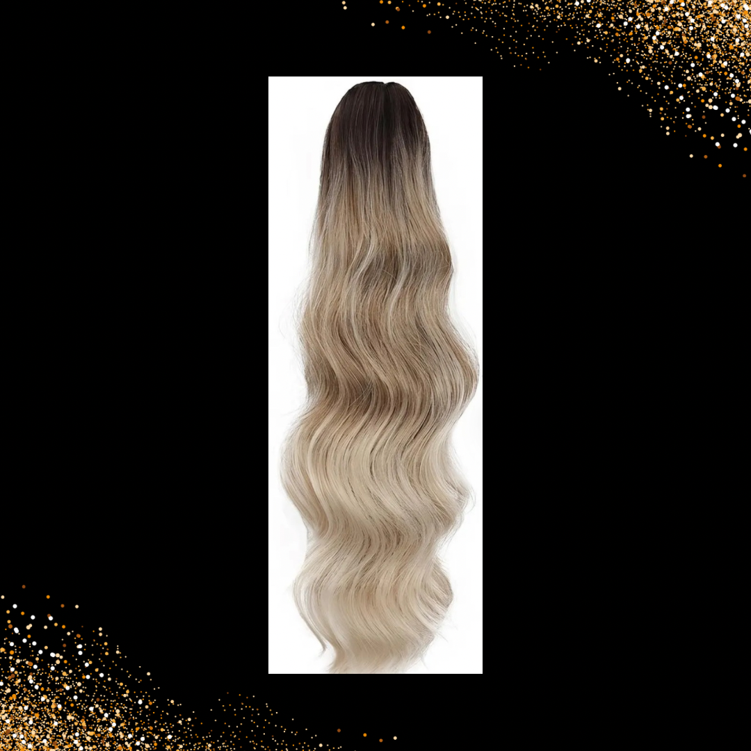 Wavy Claw Clip In Ponytails