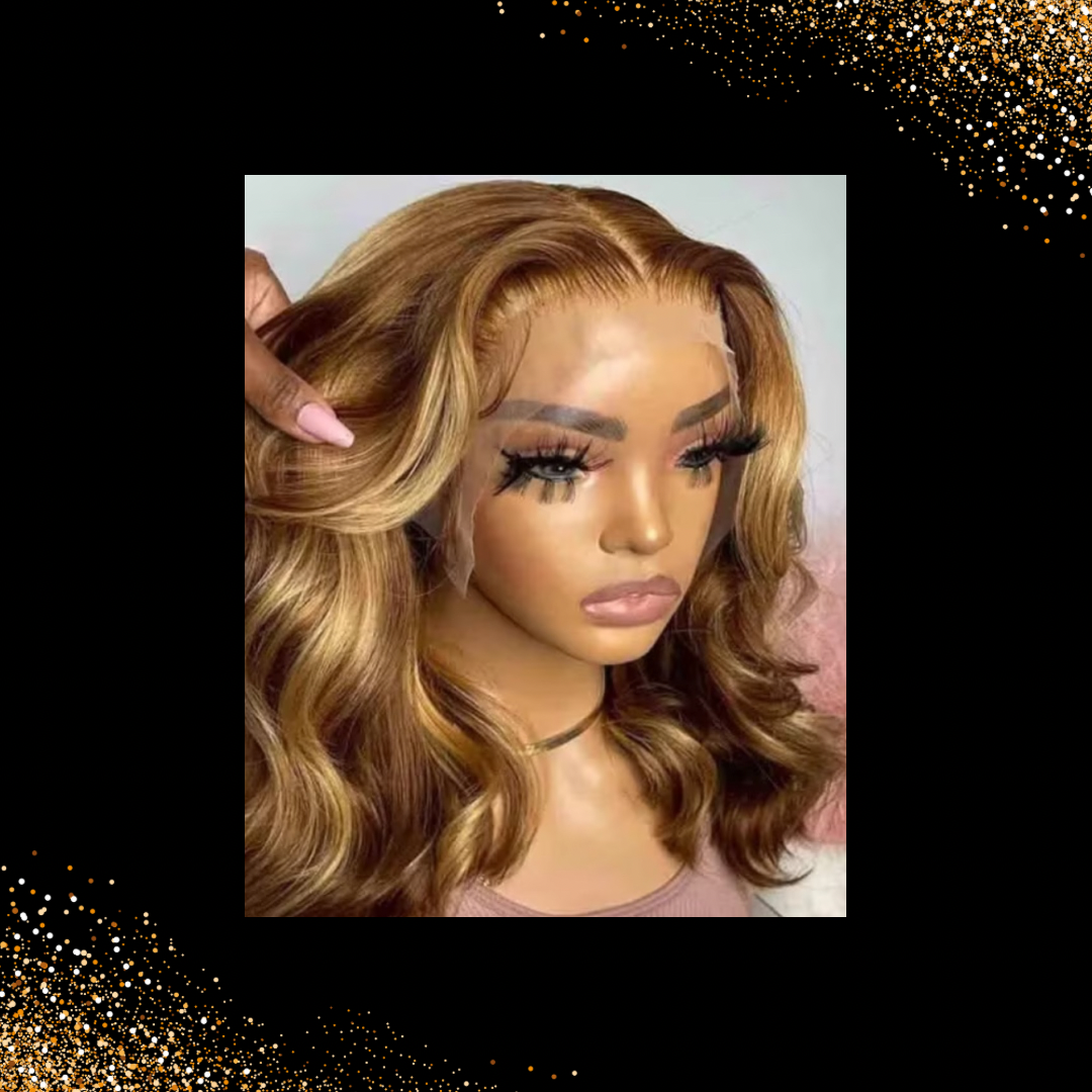 Honey Bob Body Wave Human Hair Wigs
