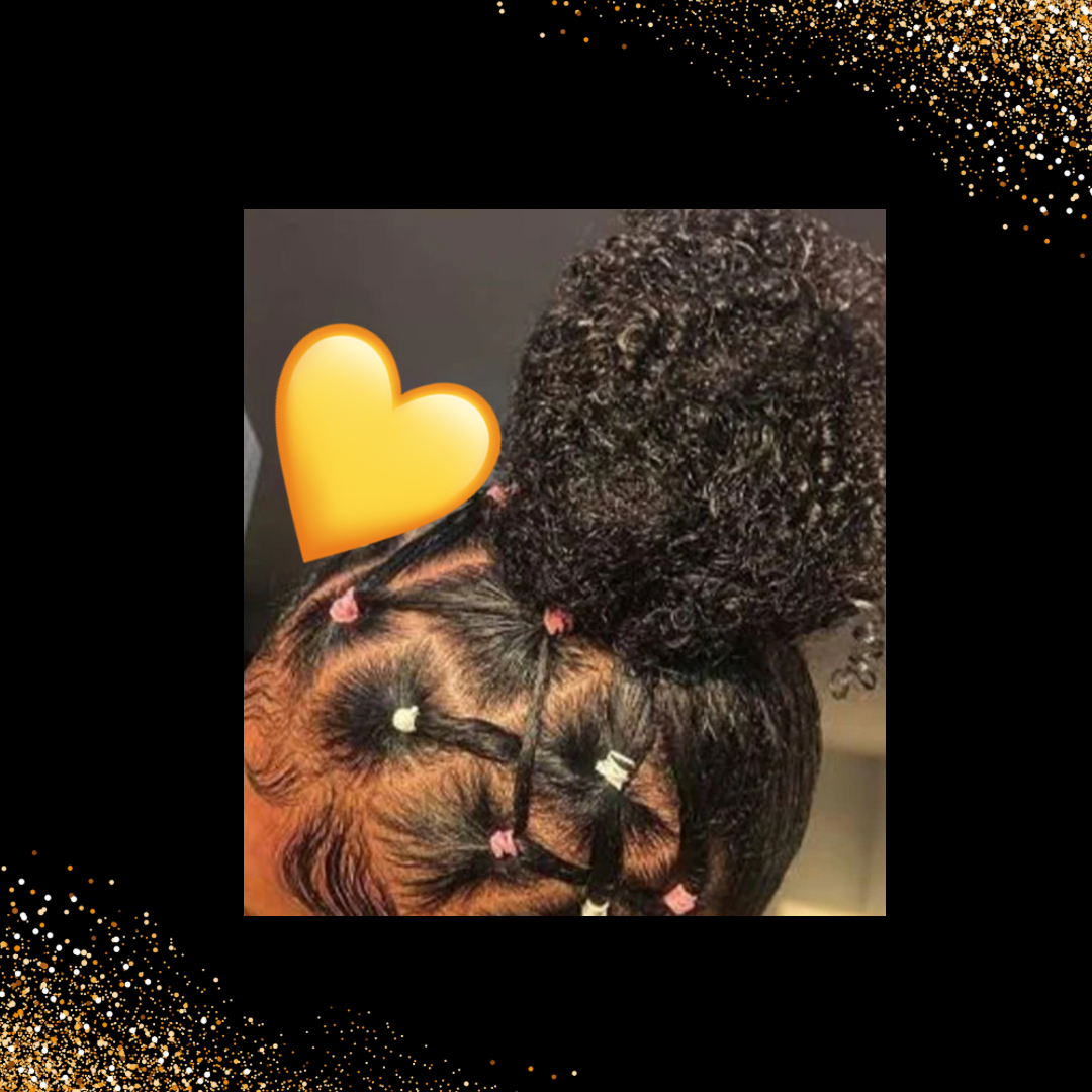 Afro Kinky Curly Ponytails