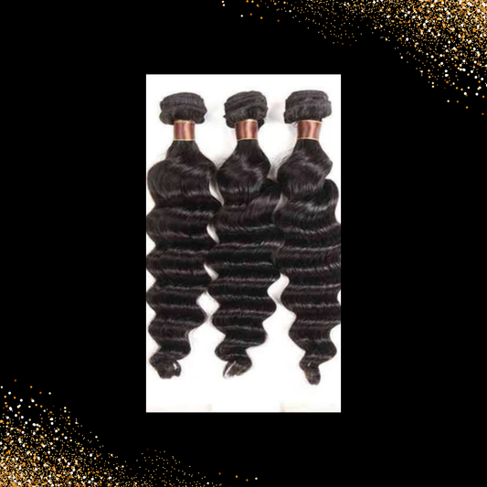 9A Loose Deep Wave Virgin Hair Bundles w/ Closure