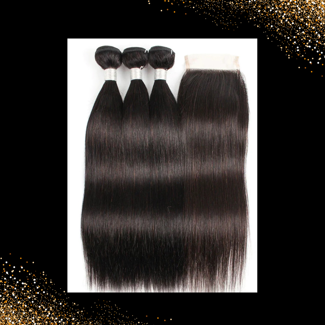Long Straight Virgin Human Hair Bundles