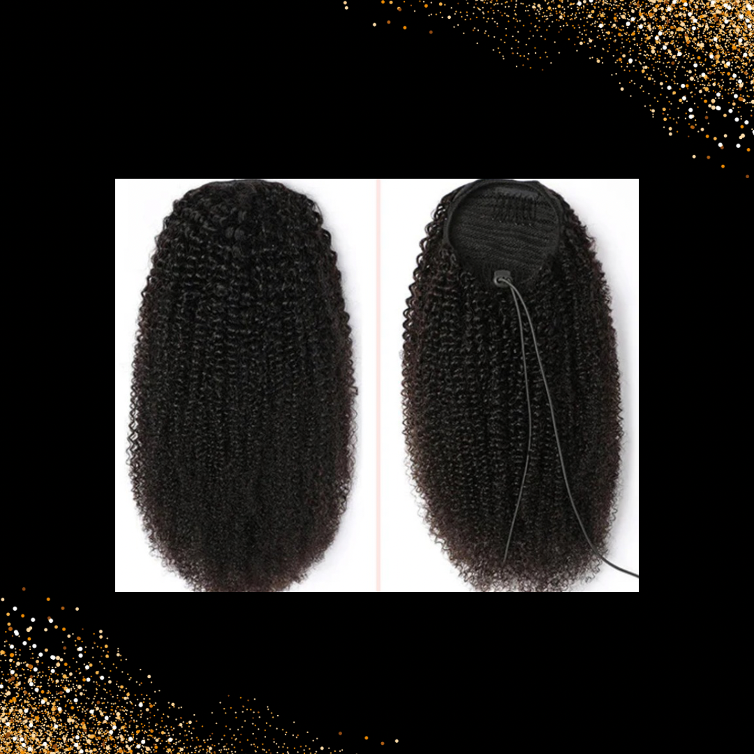 Afro Kinky Curly Ponytails