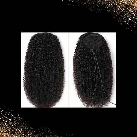 Afro Kinky Curly Ponytails