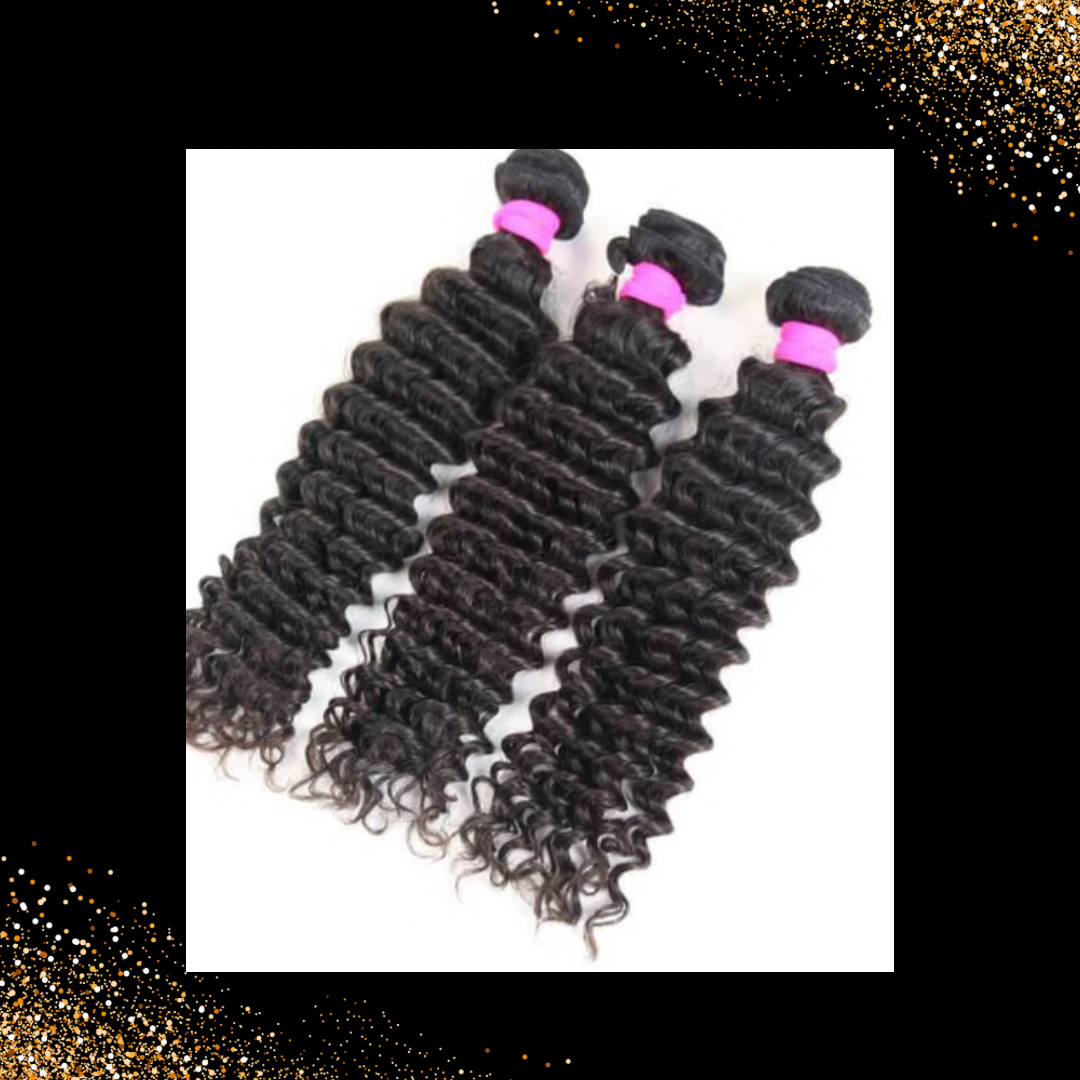 Virgin Human Hair Curly Bundles
